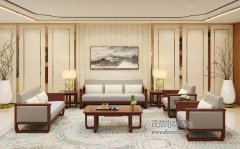 新中式风格包房休闲沙发-型号:鹏程万里